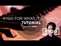 Kygo - For What It's Worth (PIANO TUTORIAL) //Adrian's Music