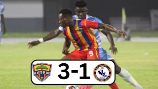 HEARTS OF OAK 3-1 BEREKUM CHELSEA  || GOALS AND CHANCES || EXTENDED HIGHLIGHTS