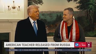 American teacher Marc Fogel released from Russian prison now back on US soil