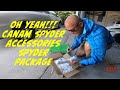 CanAm Spyder Accessories Goodies Unboxed, Key Holder Installation and CoachVic has a new channel.