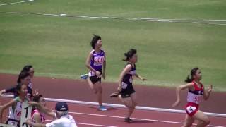 20170624中部陸協記録会女子100ｍ24組