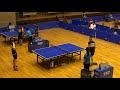 2015年ih 卓球 男子 シングルス 1回戦 関本聖士（広島商業）vs 川上尚也（静岡学園）