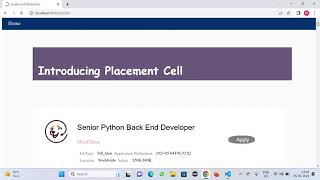 PLACEMENT CELL || BACKEND || CODING NINJAS