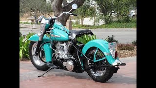 1949 Harley Davidson Hydra Glide Cold Start Up