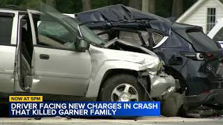 Driver faces second-degree murder charges in crash that killed Garner family