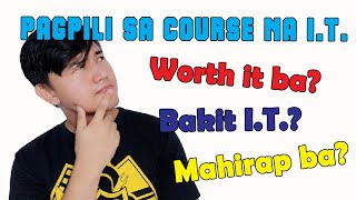 Pag pili sa kursong I.T. (Mahirap ba?, Worth it ba?) Vlog1