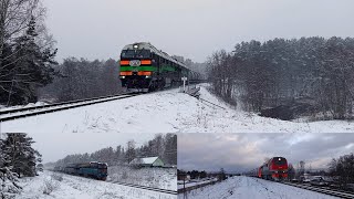 Зимний движ в окрестностях станции Луга. Сборник №1