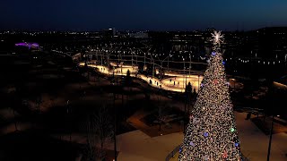 Holiday lights twinkle over Omaha