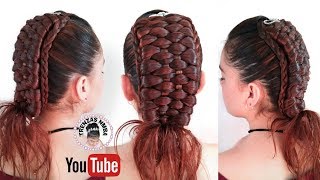 Trenza infinity  de 4 / fácil y bonito/ trenzas Nmba