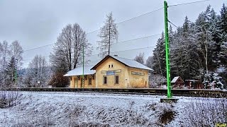 Loučovice - Čertova stěna .....zasněžená scenérie