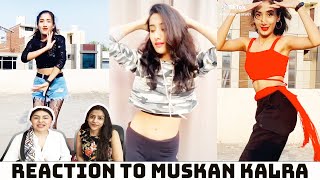Reaction to Viral Tiktok Dancer @MuskanKalra01 | Muskan Kalra Tiktok | Reaction Video | Tiktok India