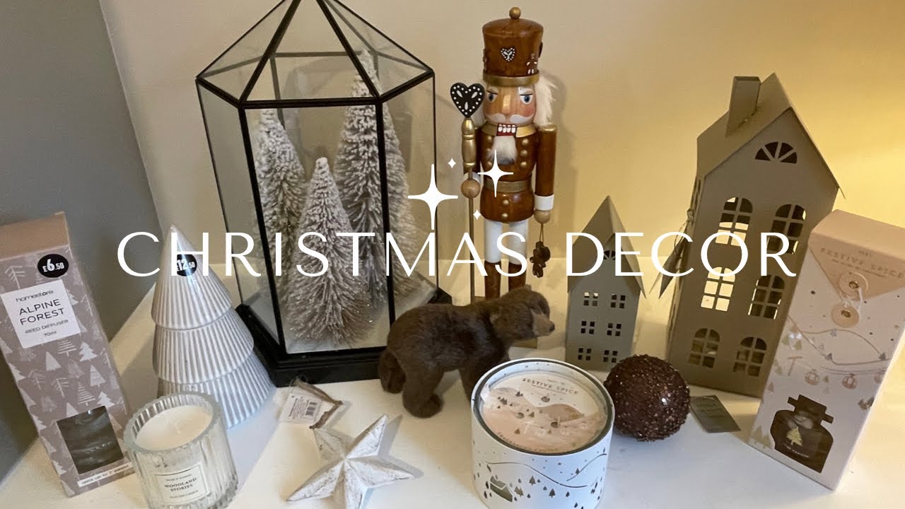 A Christmas Decor Haul | Matalan, B&M, Homesense, Next, The Range - YouTube