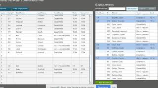 #8 ENTERING RESULTS MEETPRO