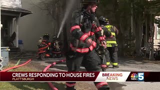 Plattsburgh Miller Street Fire