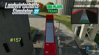 LS22 - Big Flats Texas #157 - Auch dieses Feld schon fast fertig geerntet