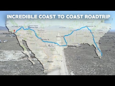 How we drove COAST TO COAST for $350 - How to Road Trip How we drove COAST TO COAST for $350 - How to Road Trip