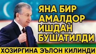 ЯНА БИР АМАЛДОР ИШДАН БУШАТИЛДИ | ХОЗИРГИНА ЭЪЛОН КИЛИНДИ