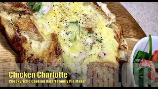 Kmart Family Pie Maker Chicken Charlotte, Cheekyricho cooking video recipe ep.1,329