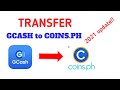 HOW TO TRANSFER FROM GCASH TO COINS.PH || CASH IN SA COINS.PH