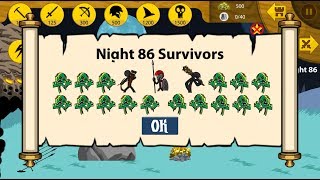 Soldiers vs Zombies Night 86 | Stick war legacy
