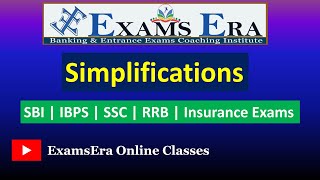 Simplifications for Bank Exams | Simplification Tricks | Quantitative Aptitude | Aptitude Tricks