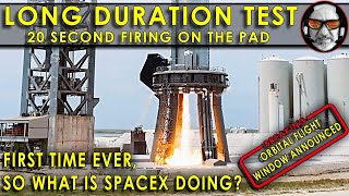 Starship launch window announced!  PLUS, what's up with SpaceX and the 20 second static fire?