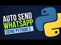 Auto sender on WhatsApp using pyautogui | Python Code