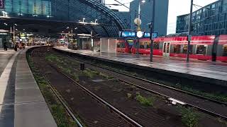 Einfahrt Hamsterbacke in Berlin Hauptbahnhof