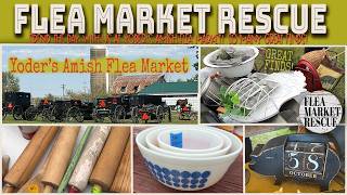 COME SHOP THE YODER'S AMISH FLEA MARKET WITH US FOR THRIFTED HOME DEOCR FINDS WE CAN RESELL 2026
