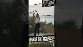 broken foot back handspring #gymnast #gym #brokenfoot