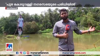 പുള്ളാവൂർ പുഴയിൽ സ്ഥാപിച്ച ഫുട്ബോൾ താരങ്ങളുടെ കട്ടൗട്ടുകൾ ഉടൻ നീക്കില്ല​|Kozhikode