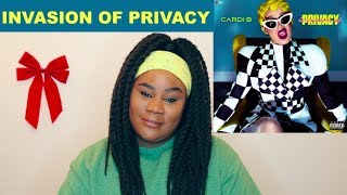 Cardi B - Invasion of Privacy Album |REACTION|