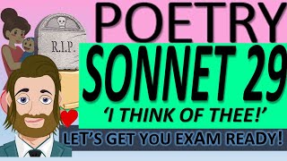 Everything you Need to Know for Sonnet 29 'I Think of Thee!' in Under 4 minutes!