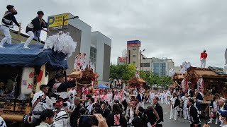 ‎【HD高画質】布施だんじりパレード 足代 岸田堂 大蓮 横沼 永和 稲田南 柏田 森河内新地 だんじり 令和5年 2023年‎4月‎29日