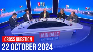 Cross Question with Iain Dale 22/10 | Watch again