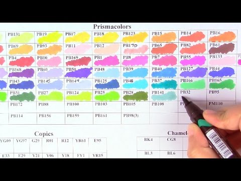 Chameleon Markers Color Chart
