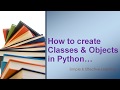 How to create Class in Python || How to create Object in Python || Class in Python || Python Object