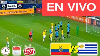 Ecuador vs. Uruguay EN VIVO 🔴horarios y canales para ver el Sudamericano Sub 20