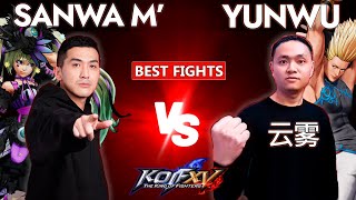 KOFXV 🔥 SANWA M' (Yashiro, Benimaru, Sylvie) vs YUNWU (Yashiro, Benimaru, Sylvie) Best Fights KOF15