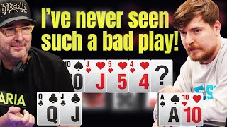 MrBeast vs Phil Hellmuth: YouTube Star OWNS Poker Pro's SOUL