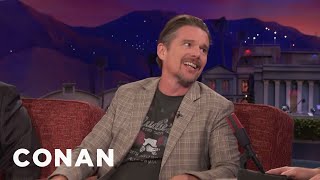 Robin Williams Helped Ethan Hawke Get His First Agent | CONAN on TBS