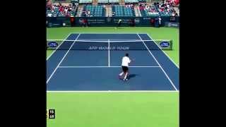 Gael Monfils awesome passing shot!