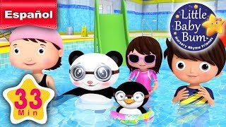 Vamos a nadar | Parte 2 | Canciones infantiles | ¡33 minutos de recopilación LittleBabyBum!