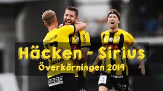 BK Häcken - IK Sirius (4-1) Allsvenskan 2019