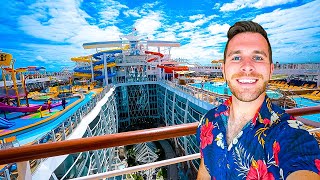 Boarding The LARGEST Cruise Ship In The World | Royal Caribbeans ALL NEW WONDER Of The Seas 2022!