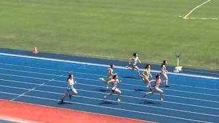 第26回全国七大学対校女子陸上競技大会 対校の部 女子100m 予選第2組 2015/8/2