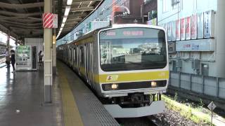 Ｅ２３１系０番台中央・総武線各停三鷹行き吉祥寺駅入線～発車その５