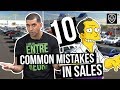 10 Common Mistakes Salespeople Make