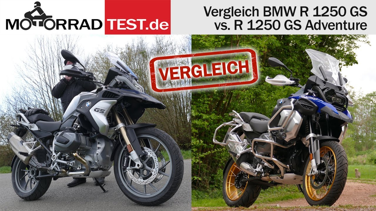 BMW R 1250 GS Vs. BMW R 1250 GS Adventure | Vergleich - Unterschiede ...