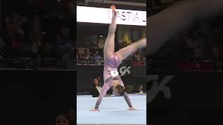 Katelyn Ohashi Monaco floor routine Princess Grace International Gymnastics Gala golden #shorts 5